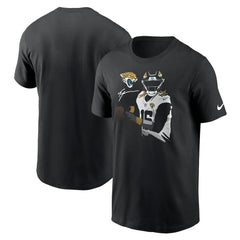 Trevor Lawrence Jacksonville Jaguars Player Graphic T-Shirt Black