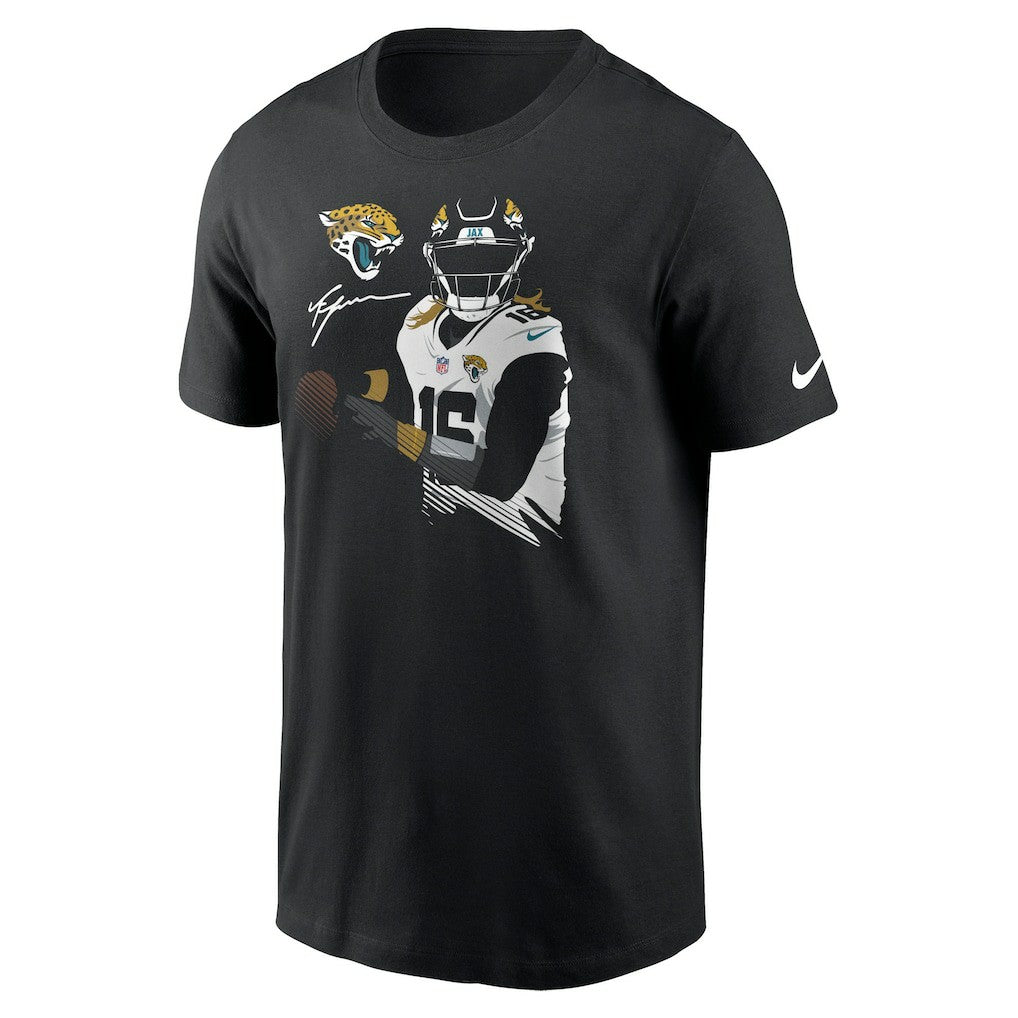 Trevor Lawrence Jacksonville Jaguars Player Graphic T-Shirt Black