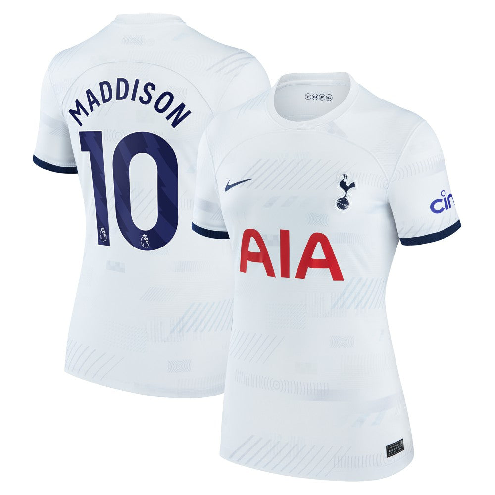 James Maddison Tottenham Hotspur Women's 2023/24 Home Stadium Replica Player Jersey White