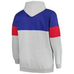 Philadelphia 76ers Big & Tall Pullover Hoodie Royal/Red