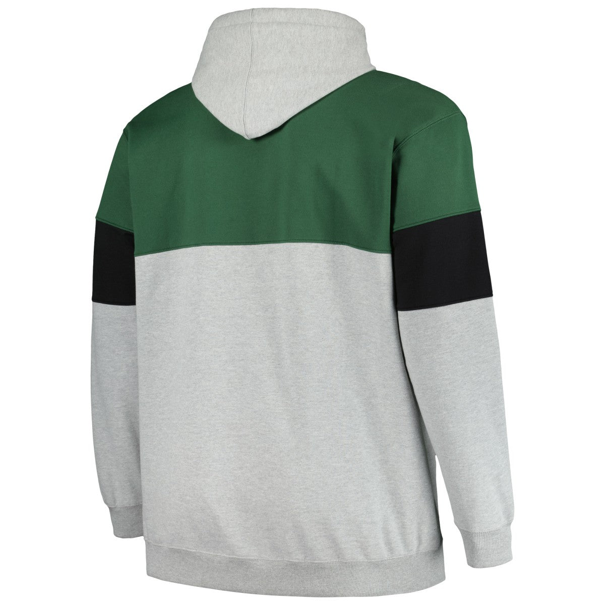 Milwaukee Bucks Big & Tall Pullover Hoodie Hunter Green/Black