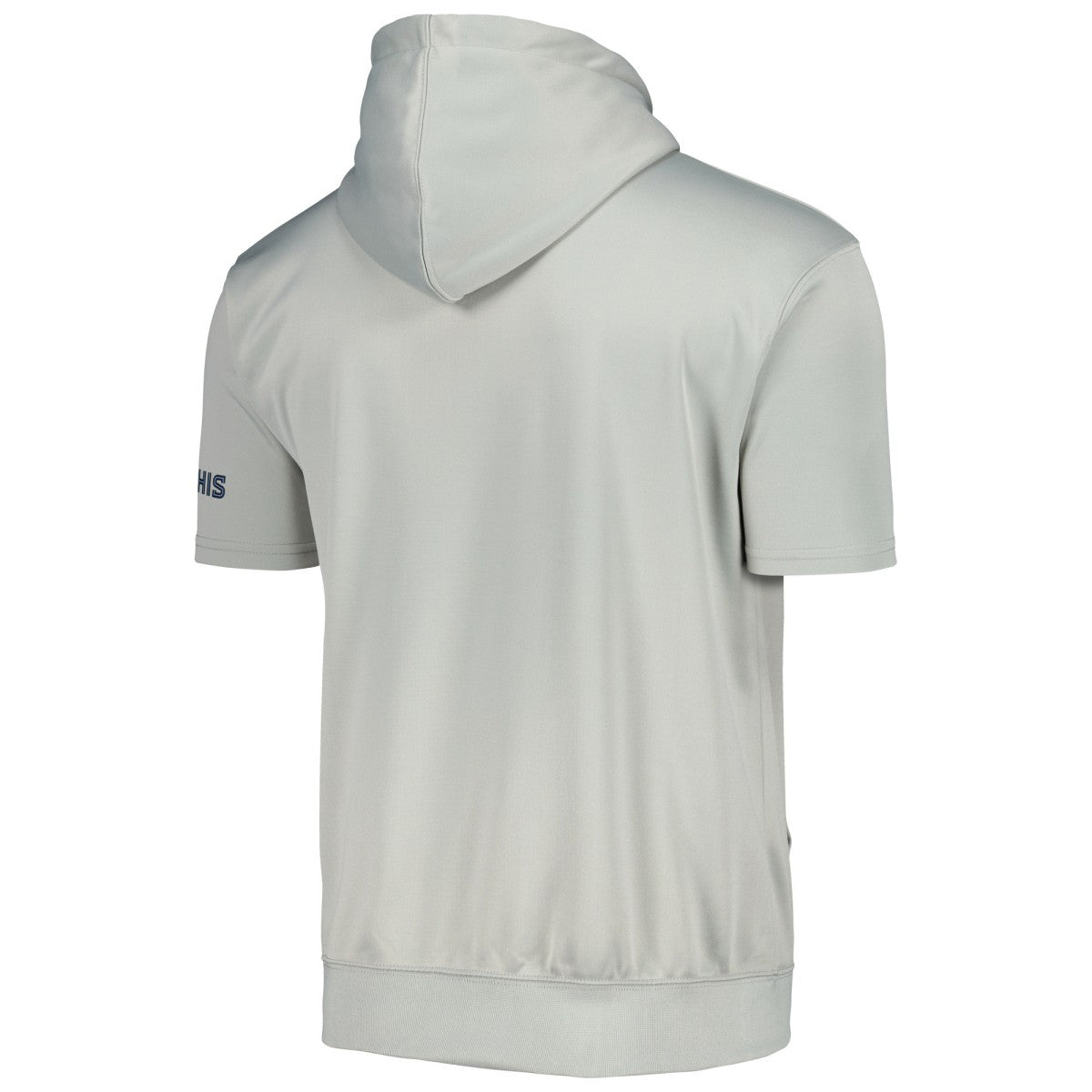 Memphis Grizzlies Short Sleeve Pullover Hoodie Silver/Light Blue