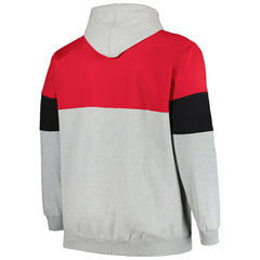 Chicago Bulls Big & Tall Pullover Hoodie Red/Black