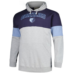 Memphis Grizzlies Big & Tall Pullover Hoodie Navy/Light Blue