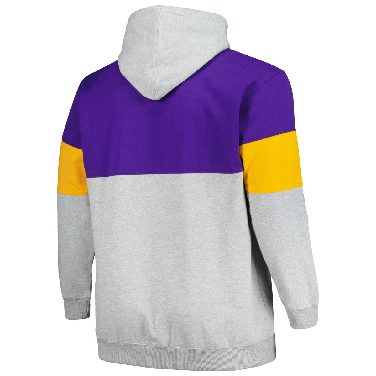 Los Angeles Lakers Big & Tall Pullover Hoodie Purple/Gold