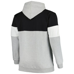 Brooklyn Nets Big & Tall Pullover Hoodie Black/White