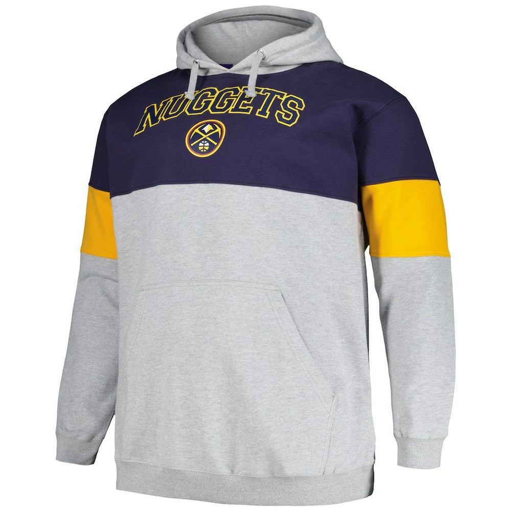 Denver Nuggets Big & Tall Pullover Hoodie Navy/Gold