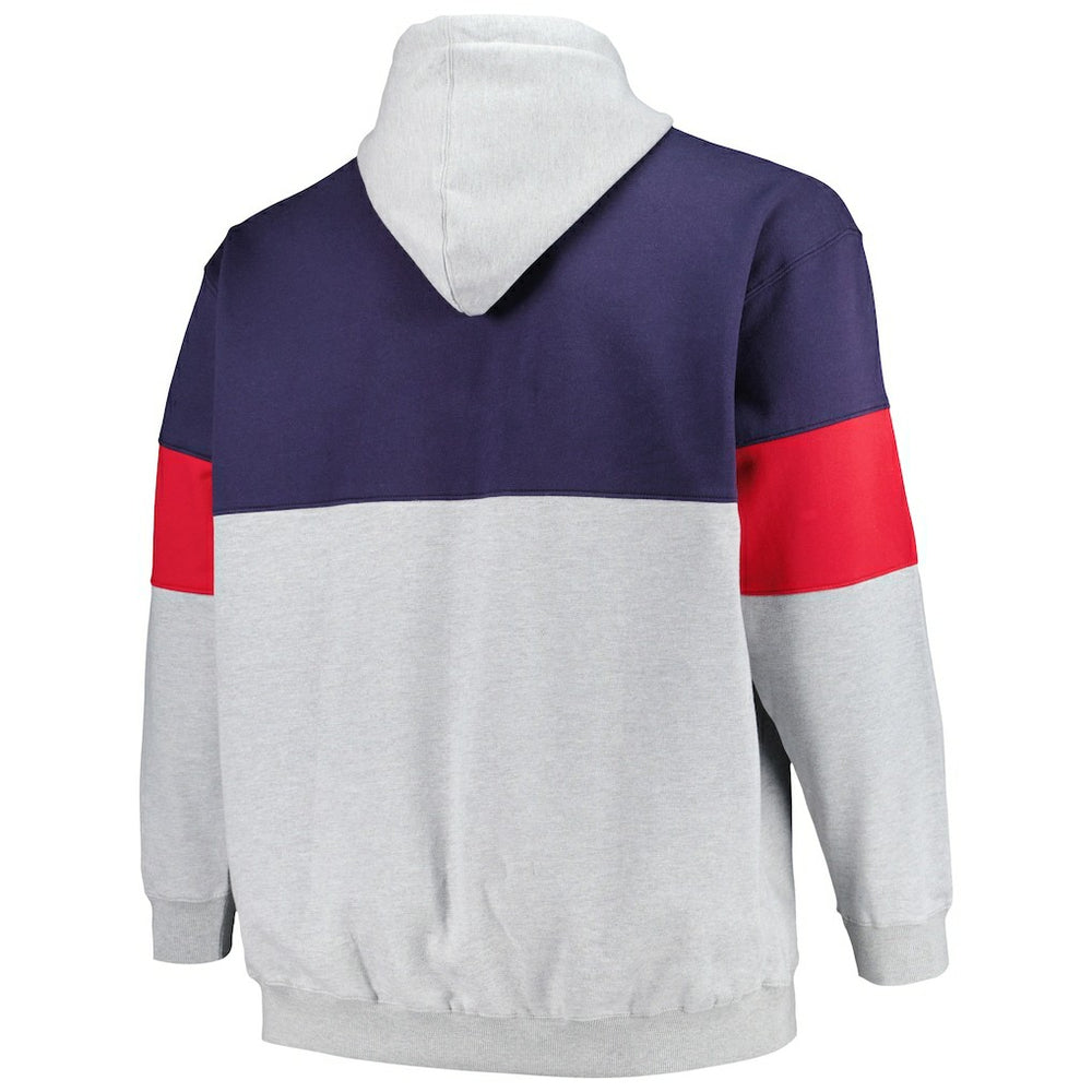 New Orleans Pelicans Big & Tall Pullover Hoodie Navy/Red