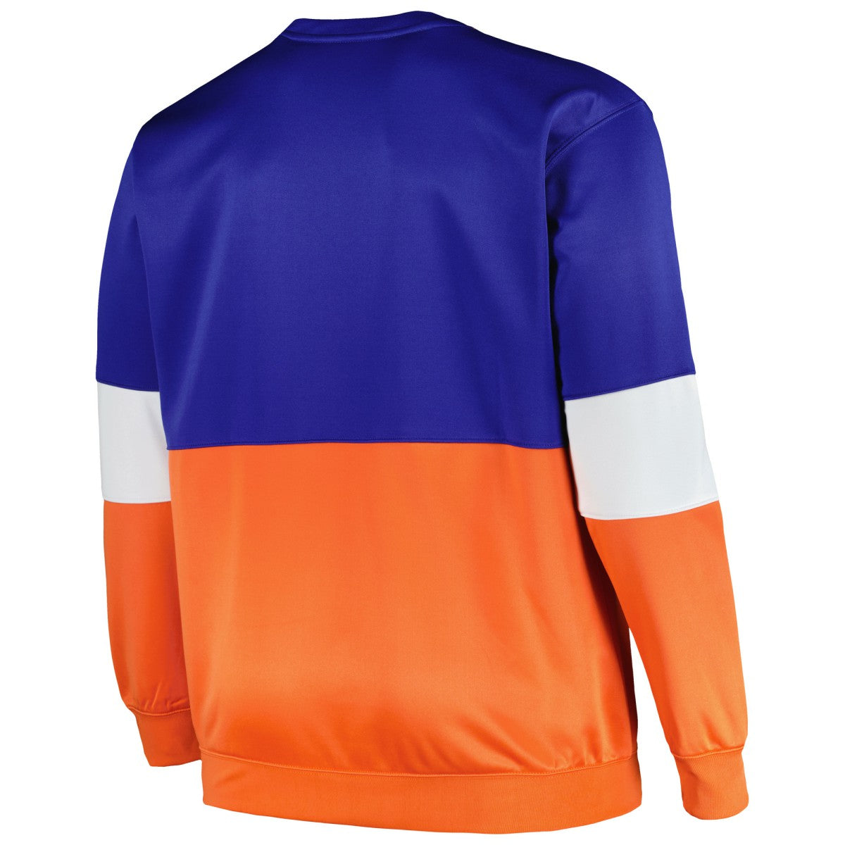 New York Knicks Big & Tall Split Pullover Sweatshirt Blue/Orange