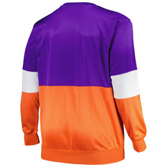 Phoenix Suns Big & Tall Split Pullover Sweatshirt Purple/Orange