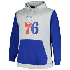 Philadelphia 76ers Big & Tall Primary Arctic Pullover Hoodie Royal/Silver
