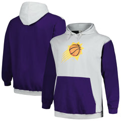 Phoenix Suns Big & Tall Primary Arctic Pullover Hoodie Purple/Silver