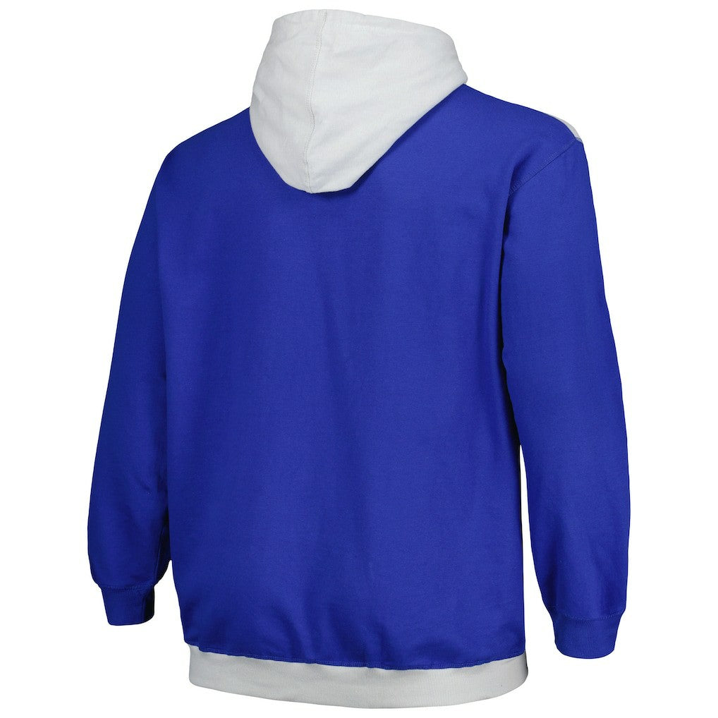 Golden State Warriors Big & Tall Primary Arctic Pullover Hoodie Royal/Silver
