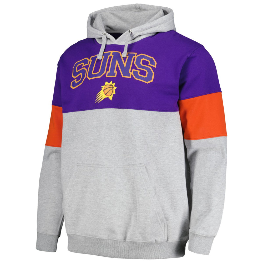 Phoenix Suns Contrast Pieced Pullover Hoodie Purple