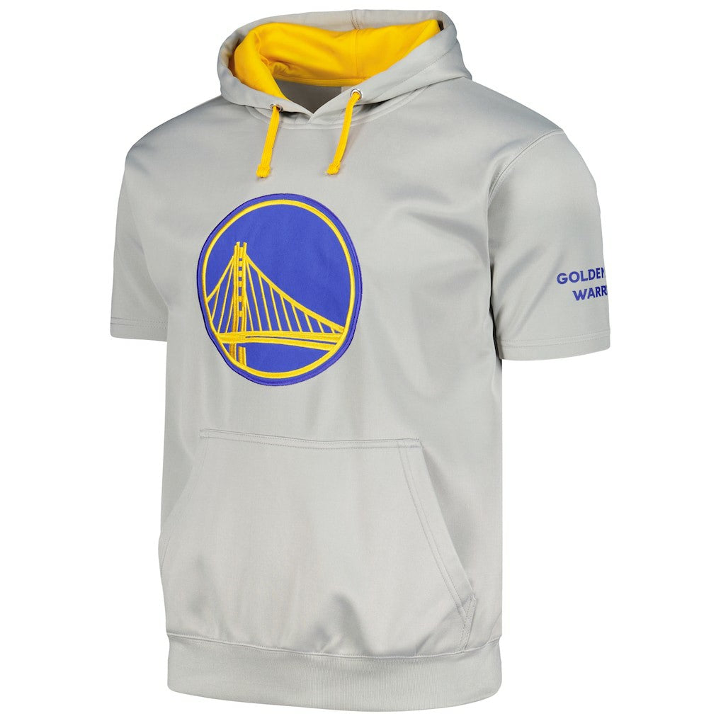 Golden State Warriors Big & Tall Logo Pullover Hoodie Silver