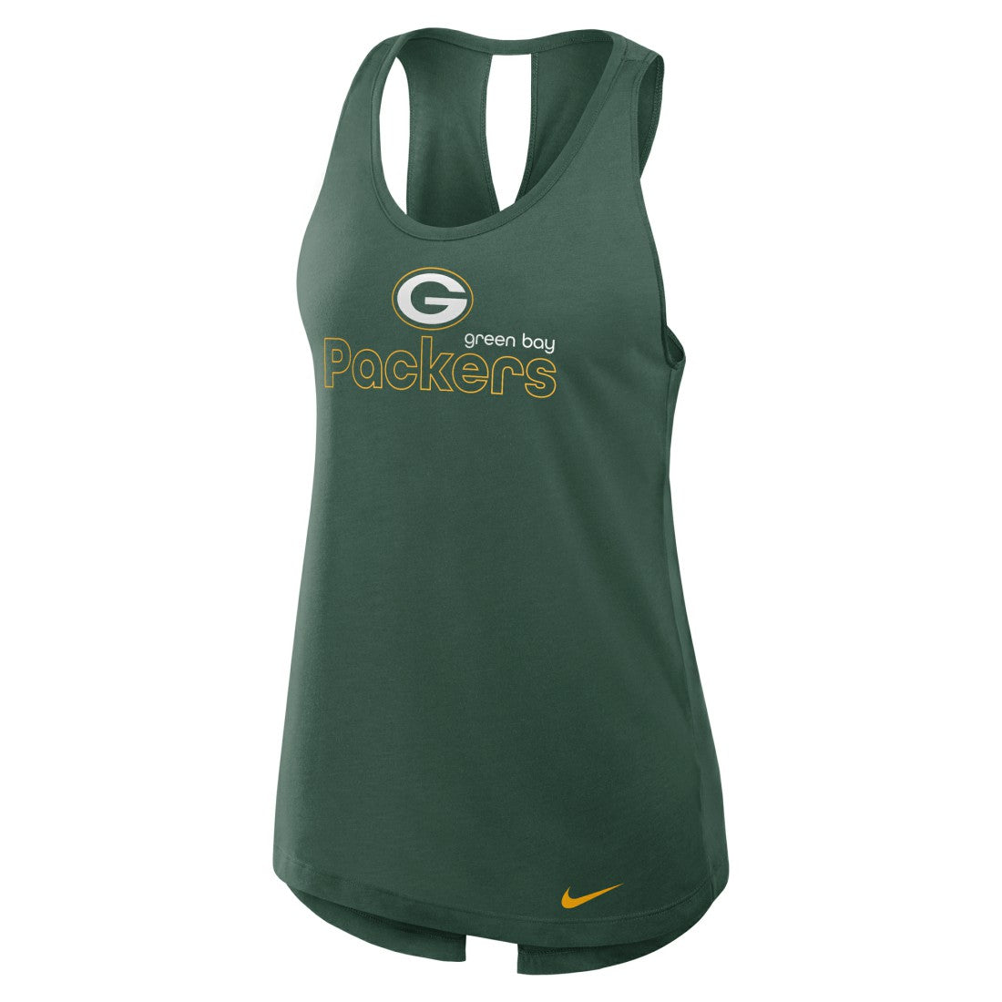 Green Bay Packers Women's Plus Size Performance Tank Top Green