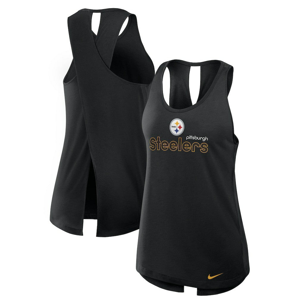 Pittsburgh Steelers Women's Plus Size Performance Tank Top Black