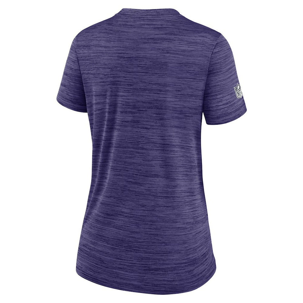 Baltimore Ravens Women's Sideline Velocity Dri-FIT T-Shirt Purple