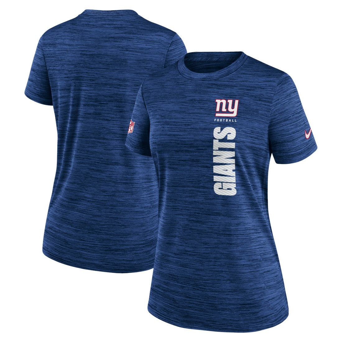 New York Giants Women's Sideline Velocity Dri-FIT T-Shirt Royal
