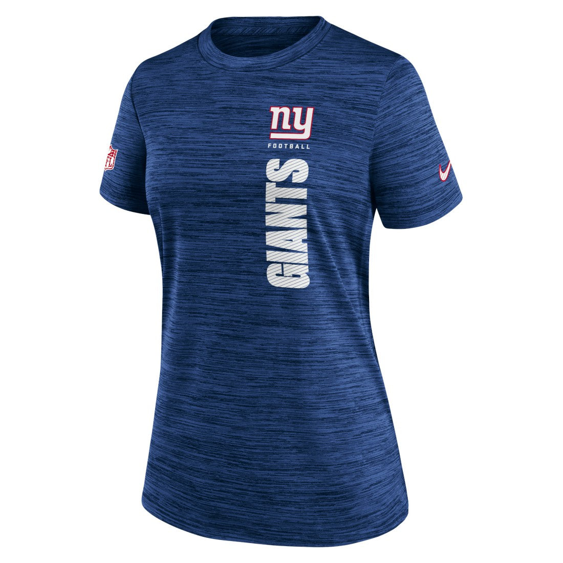 New York Giants Women's Sideline Velocity Dri-FIT T-Shirt Royal