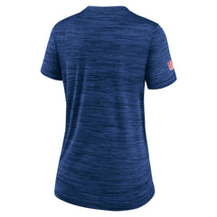 New York Giants Women's Sideline Velocity Dri-FIT T-Shirt Royal