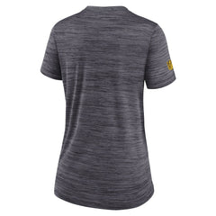 Pittsburgh Steelers Women's Sideline Velocity Dri-FIT T-Shirt Charcoal