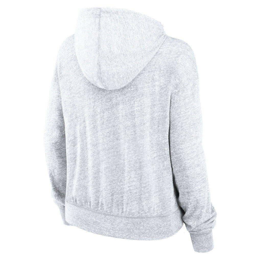 Dallas Cowboys Women's Gym Vintage Logo Pullover Hoodie White