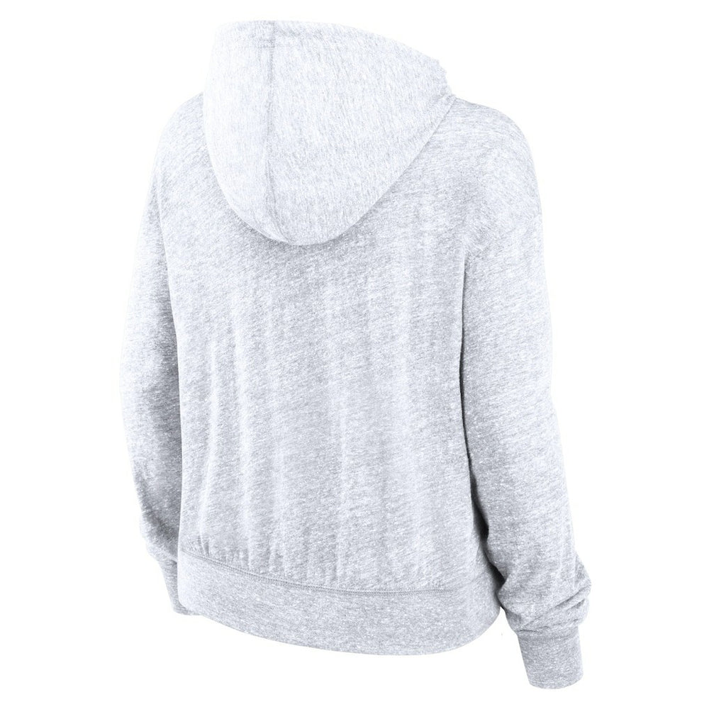 Dallas Cowboys Women's Gym Vintage Logo Pullover Hoodie White