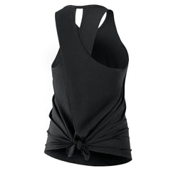 Cincinnati Bengals Women's Open-Back Crisscross Dri-FIT Tank Top Black