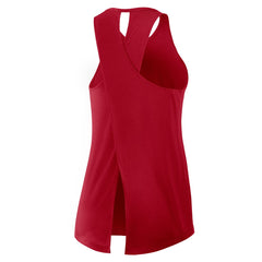 Tampa Bay Buccaneers Women's Open-Back Crisscross Dri-FIT Tank Top Red