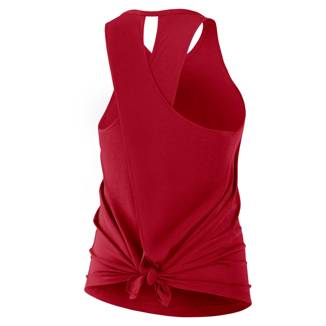 Tampa Bay Buccaneers Women's Open-Back Crisscross Dri-FIT Tank Top Red
