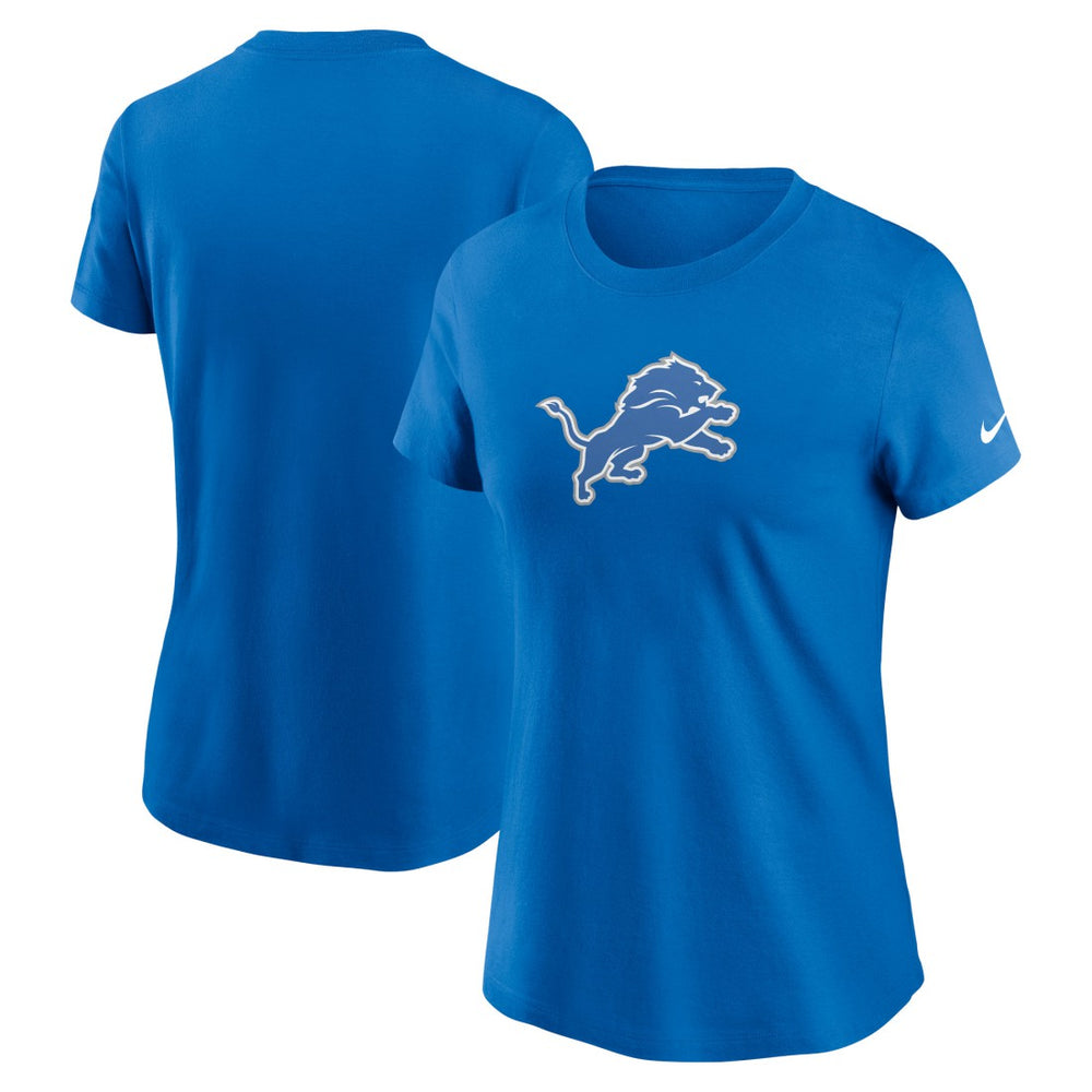 Detroit Lions Women's Primary Logo T-Shirt Blue