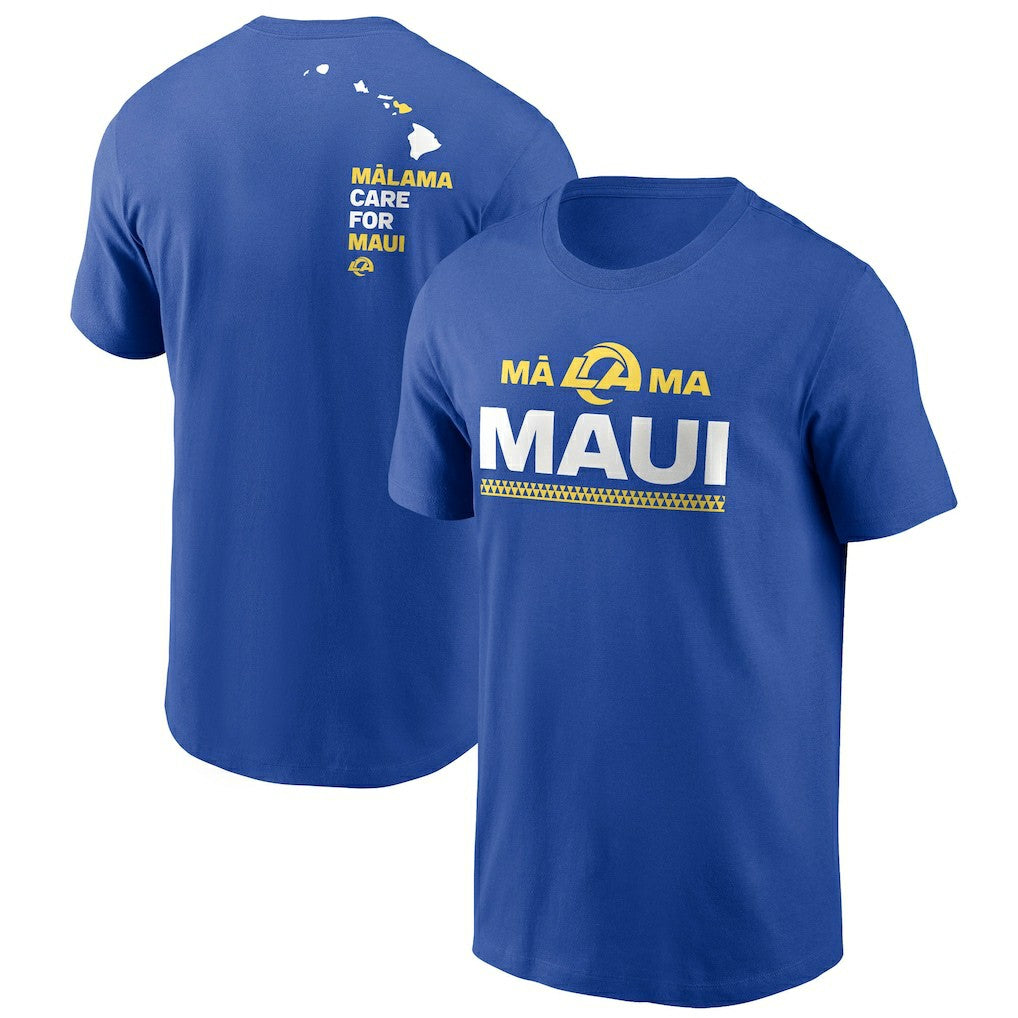 Los Angeles Rams x Maui Relief T-Shirt Royal