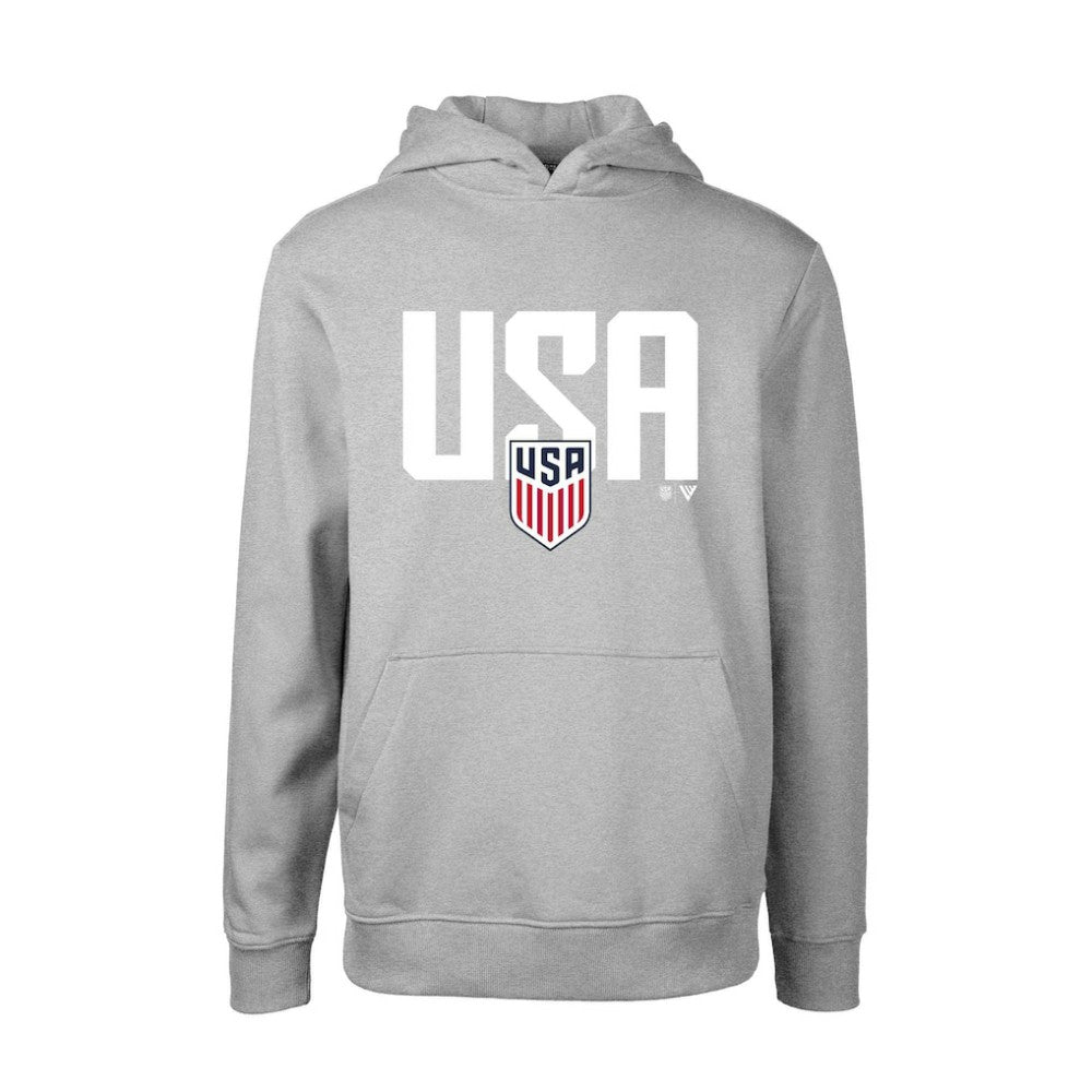 USMNT Levelwear Youth Podium Mascot Pullover Hoodie Gray
