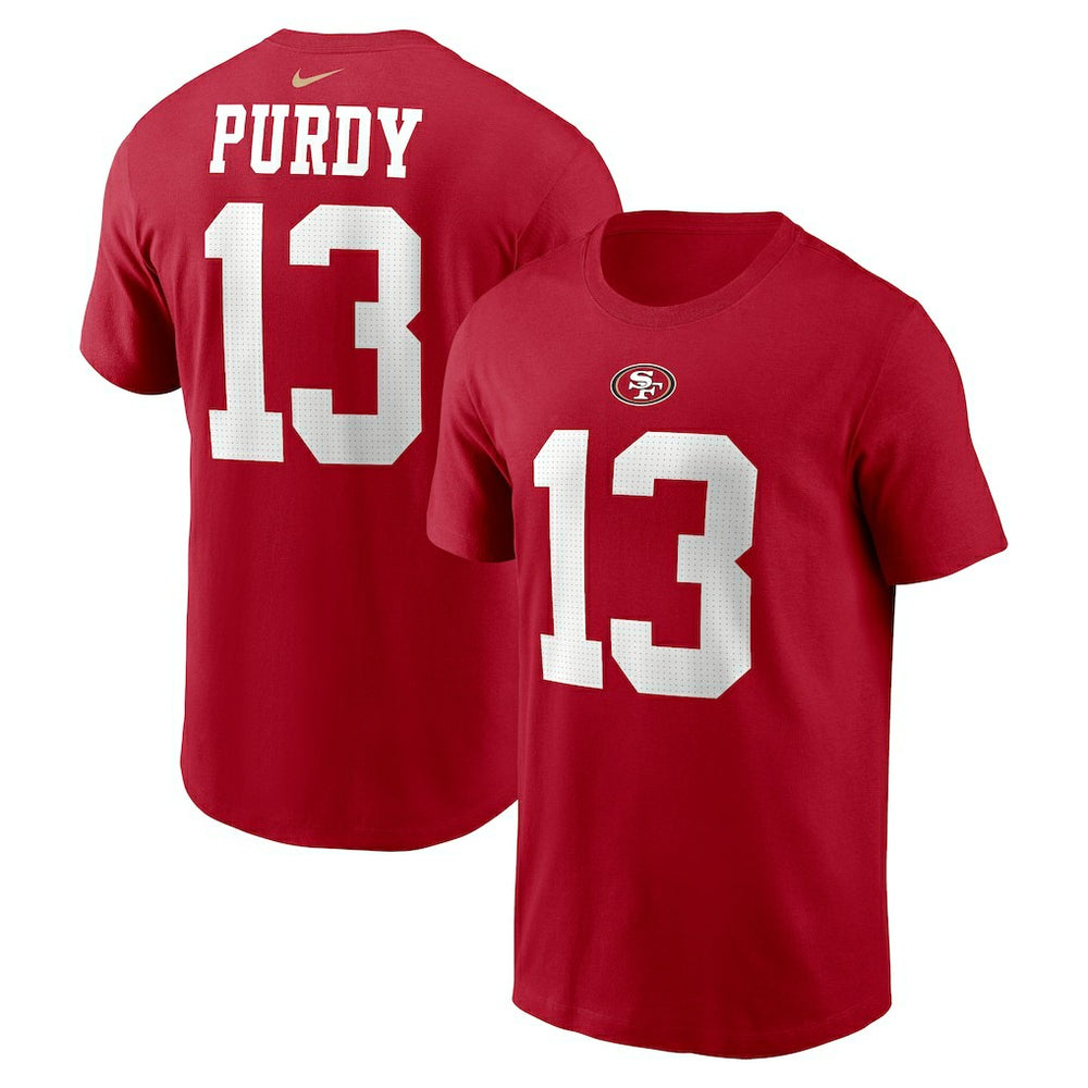 Brock Purdy San Francisco 49ers Youth Player Name & Number T-Shirt Scarlet