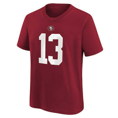 Brock Purdy San Francisco 49ers Preschool Player Name & Number T-Shirt Scarlet