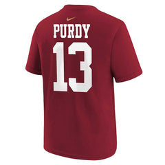 Brock Purdy San Francisco 49ers Preschool Player Name & Number T-Shirt Scarlet