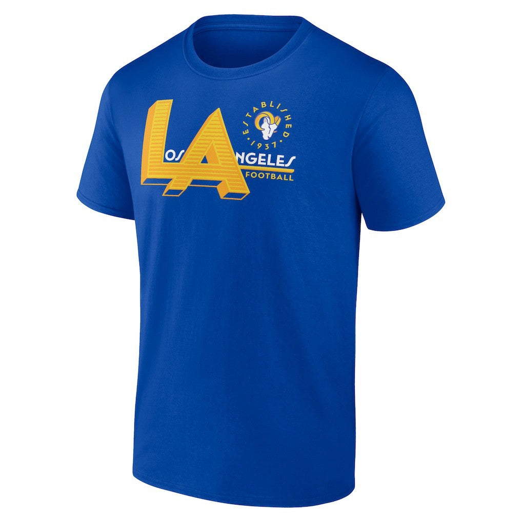Los Angeles Rams Hometown Offensive Drive T-Shirt Royal