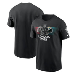 Atlanta Falcons vs. Jacksonville Jaguars 2023 London Game Essential T-Shirt Black