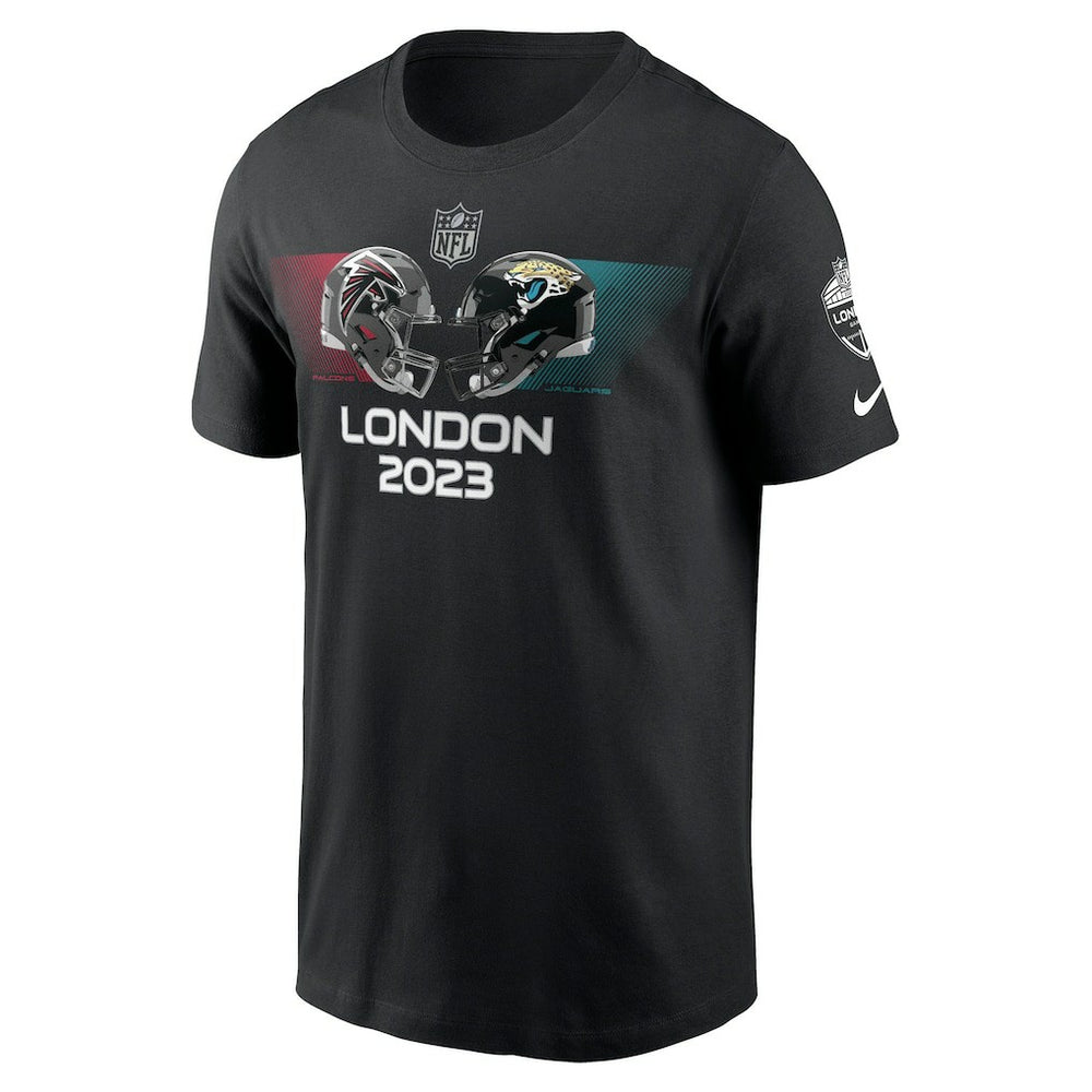 Atlanta Falcons vs. Jacksonville Jaguars 2023 London Game Essential T-Shirt Black