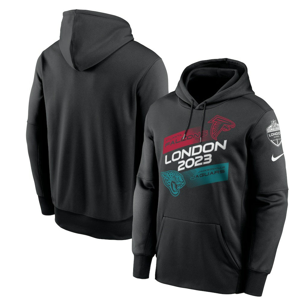 Atlanta Falcons vs. Jacksonville Jaguars 2023 London Game Pullover Hoodie Black