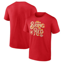 NHL Calgary Flames Fanatics 2023 NHL Heritage Classic Local T-Shirt – Red