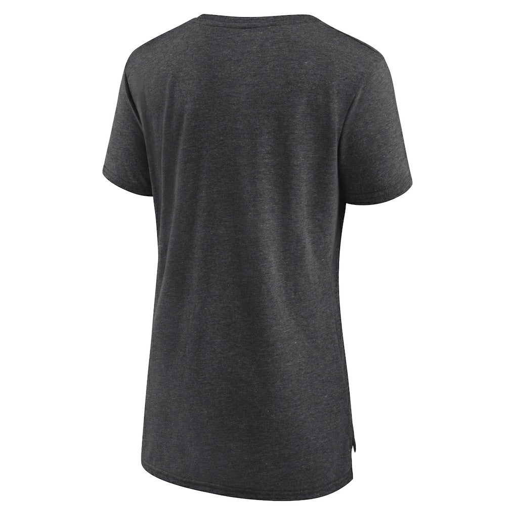 Jacksonville Jaguars Women's Our Pastime Tri-Blend T-Shirt Heather Charcoal