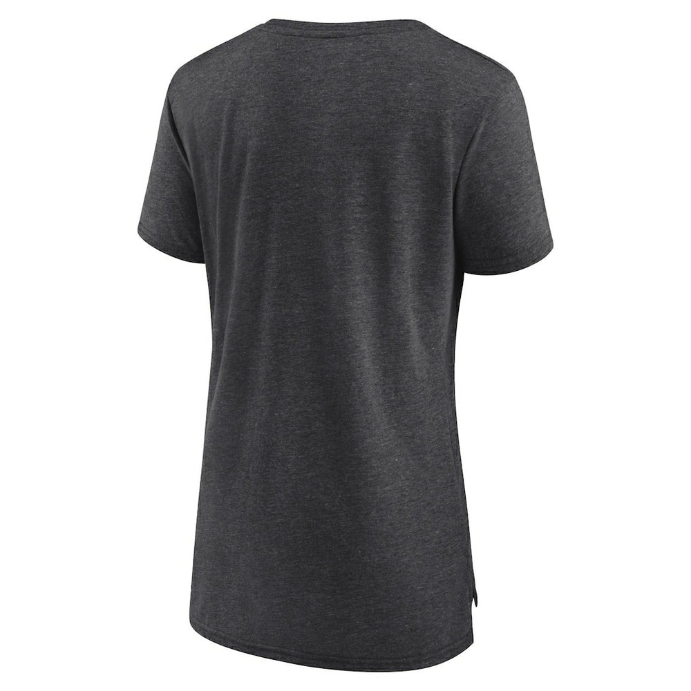 Jacksonville Jaguars Women's Our Pastime Tri-Blend T-Shirt Heather Charcoal
