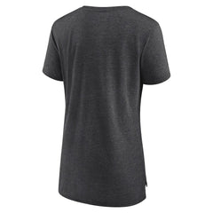 Jacksonville Jaguars Women's Our Pastime Tri-Blend T-Shirt Heather Charcoal