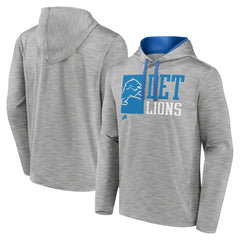 Detroit Lions Never Quit Hoodie Heather Gray