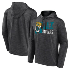 Jacksonville Jaguars Never Quit Hoodie Heather Charcoal