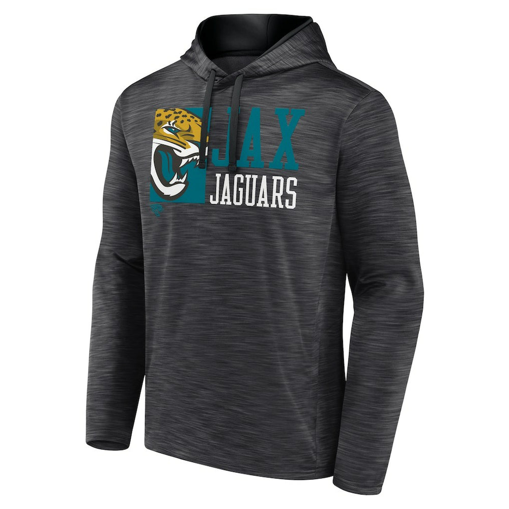 Jacksonville Jaguars Never Quit Hoodie Heather Charcoal