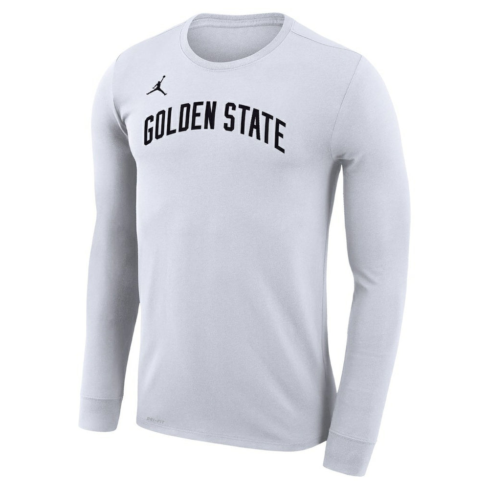 Golden State Warriors Jordan Brand Unisex Statement Edition Legend Performance Long Sleeve T-Shirt White