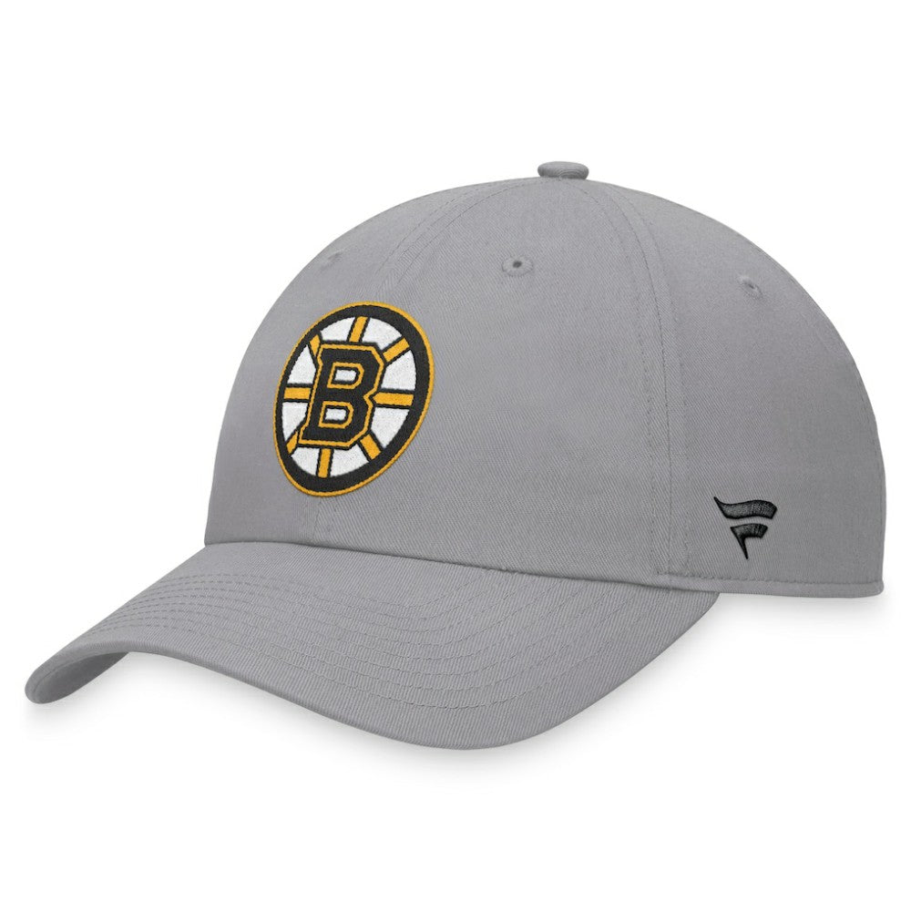NHL Boston Bruins Fanatics Extra Time Adjustable Hat - Gray